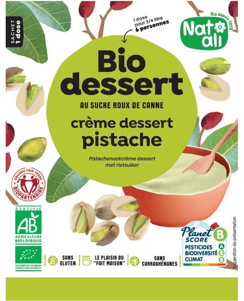 BIODESSERT CRÈME PISTACHE