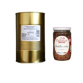 lentilles vertes au naturel