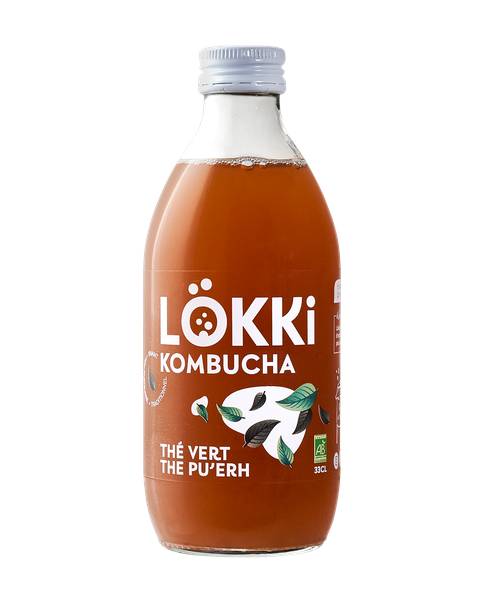 Kombucha thé vert - thé pu'erh