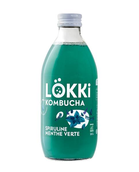 Kombucha Spiruline-Menthe Verte