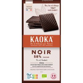 Tablette Extra Fine Noir 58% 80g