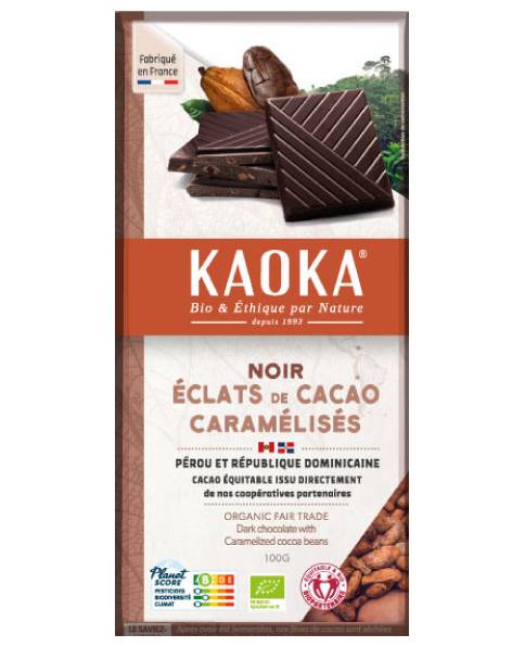 Tablette Dégustation Éclats de Cacao 100g