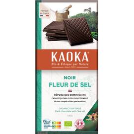 Tablette Dégustation Noir Fleur de Sel 100g