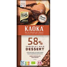 Tablette Dessert Noir 58% 200g