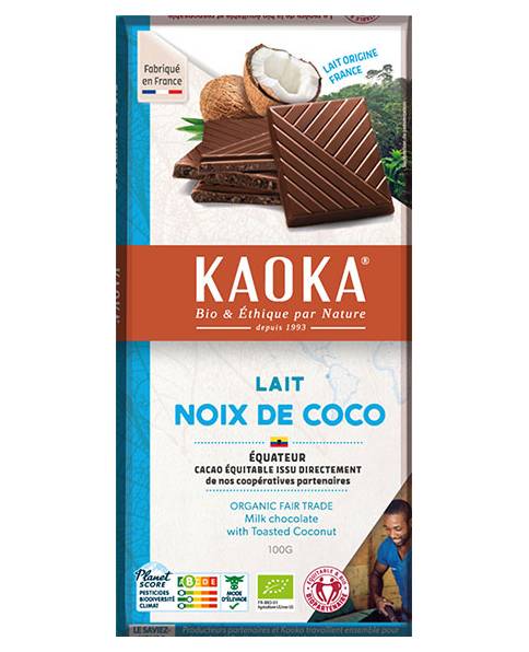 Tablette Dégustation Lait Noix de Coco 100g