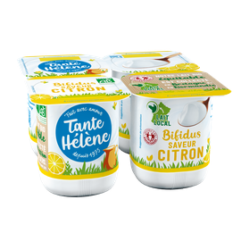 Bifidus sucré aromatisé Citron 4x125g