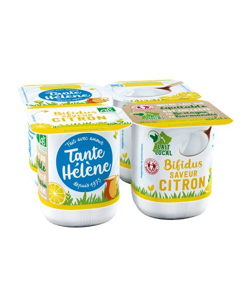 Bifidus sucré aromatisé Citron 4x125g