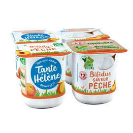 Bifidus sucré aromatisé Pêche 4x125g