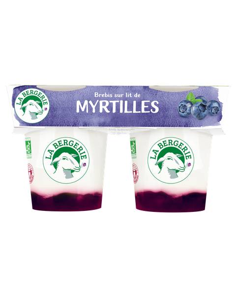 Brebis Lit de myrtille 2x125g