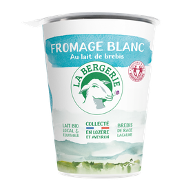 Fromage blanc nature au lait de brebis 400g