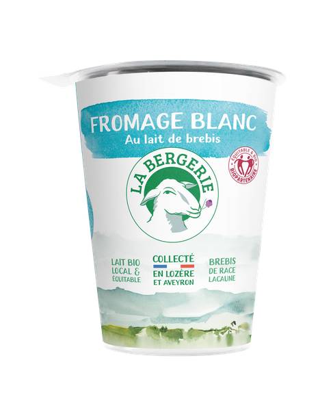 Fromage blanc nature au lait de brebis 400g