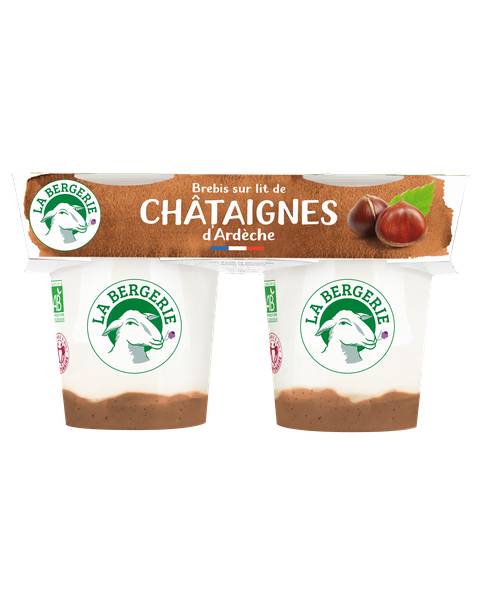 Brebis sur lit de Châtaigne d'Ardèche 2x125g