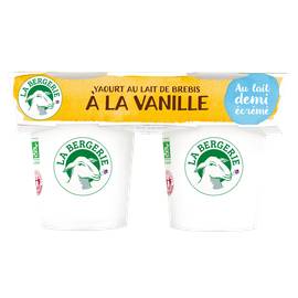 Yaourt au lait de brebis demi-écrémé à la Vanille