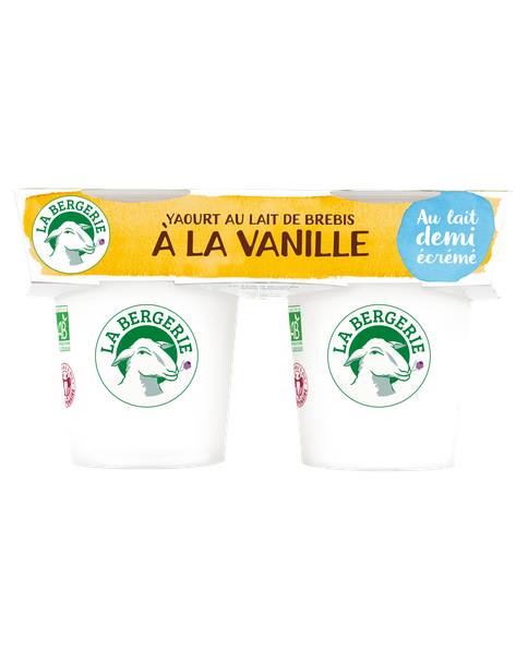 Yaourt au lait de brebis demi-écrémé à la Vanille