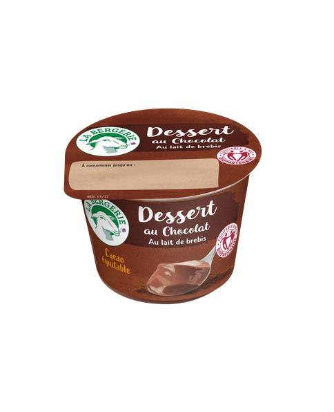 Dessert au lait de brebis au chocolat biologique 125g