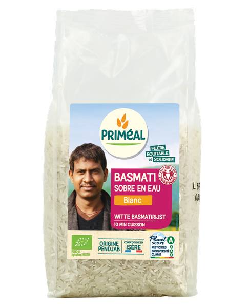 Riz Basmati sobre en eau Blanc 1kg