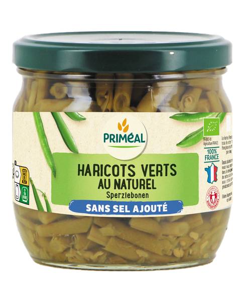 Haricots verts au naturel sans sel ajouté France 370mL