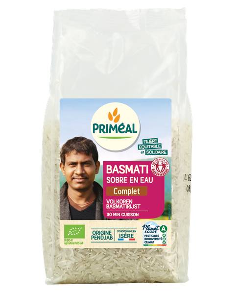 Riz Basmati sobre en eau Complet 1kg