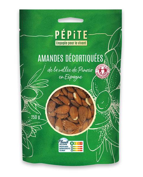 Amandes décortiquées d'Espagne