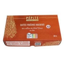 Dattes fraîches mazafati d'Iran