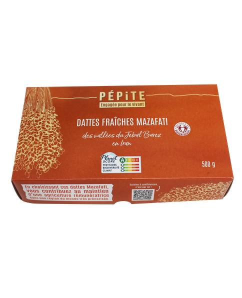 Dattes fraîches mazafati d'Iran