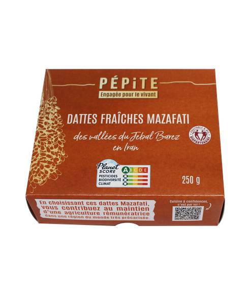 Dattes fraîches mazafati d'Iran