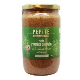 Purée d'amande complète Espagne