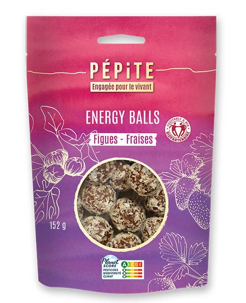 Energy balls figues fraises