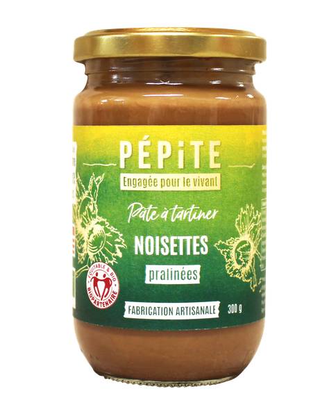 Pâte à tartiner noisettes pralinées