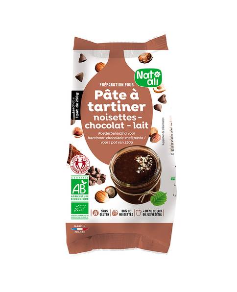 PÂTE À TARTINER NOISETTES - CHOCOLAT - LAIT