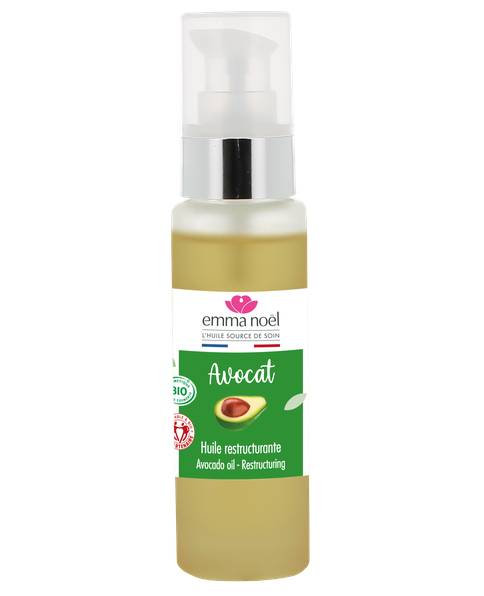 Huile vierge d'avocat cosmétique