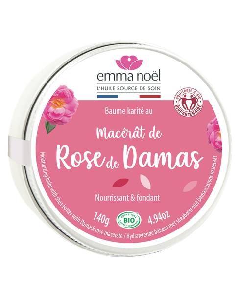 Baume karité rose de Damas Bio Equitable