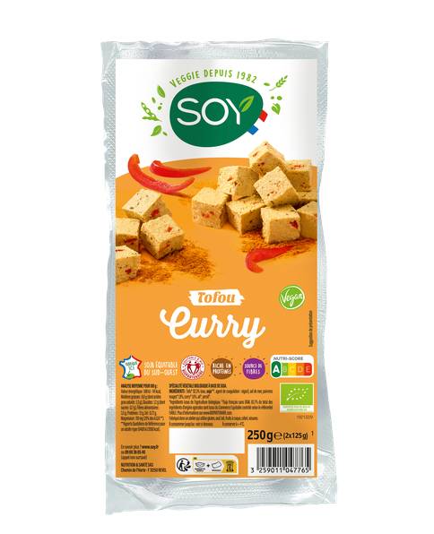 Tofou au curry