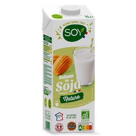 Boisson au soja français Nature 1 l