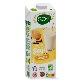 Boisson au soja français Vanille 1 l