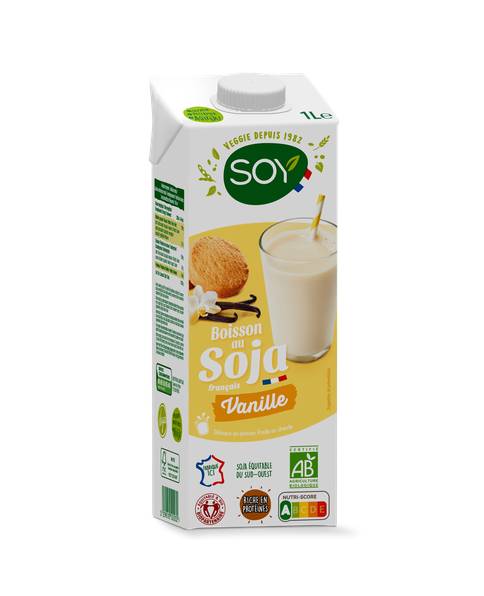 Boisson au soja français Vanille 1 l