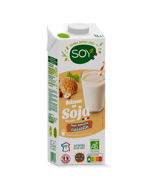 Boisson au soja français Petit épeautre & Noisette