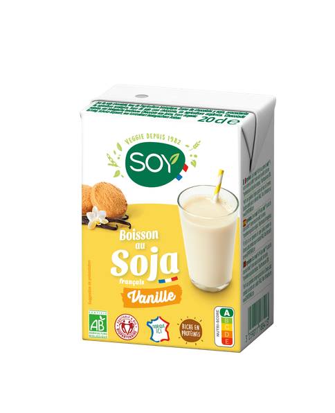 Boisson au soja français Vanille 20 cl