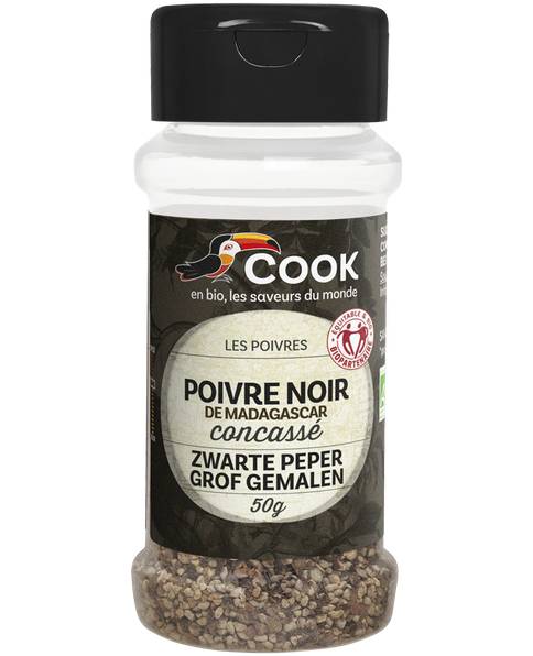 Poivre noir concassé