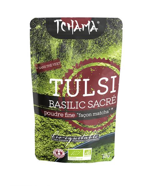 FEUILLES DE TULSI EN POUDRE