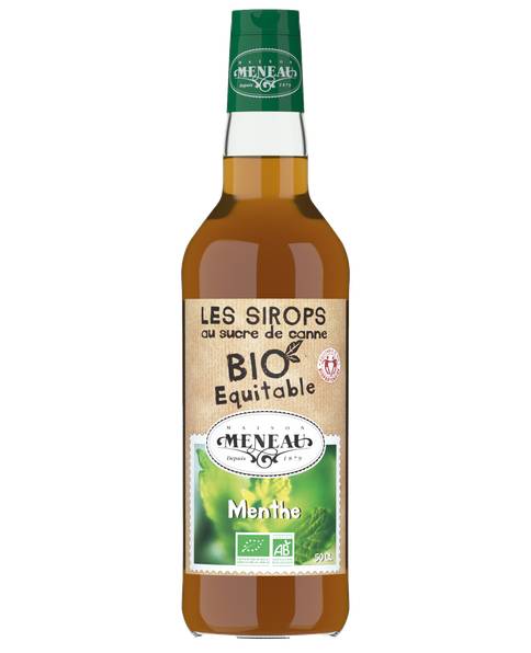 Sirop au sucre de canne BIO Equitable menthe