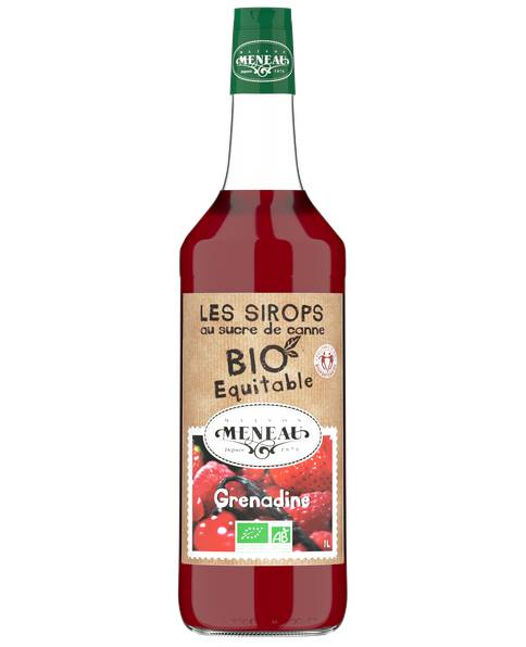 Sirop au sucre de canne BIO Equitable grenadine