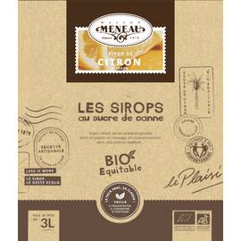 Sirop au sucre de canne BIO Equitable citron