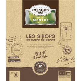Sirop au sucre de canne BIO Equitable menthe