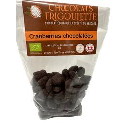 CRANBERRIES Palets noir 75% Sao Tomé