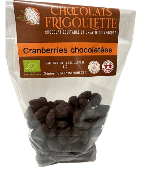 CRANBERRIES Palets noir 75% Sao Tomé