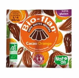 Bio-flan non sucré Cacao / Orange
